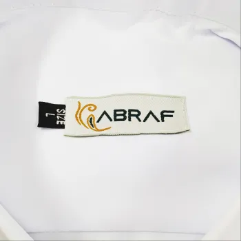 پیراهن آستین کوتاه یقه برگردان با تنخور معمولی (regular fit) مردانه ابراف مدل قاپک مخفی سپهر