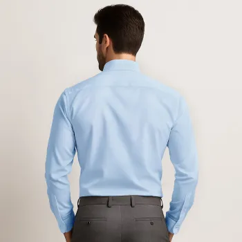 پیراهن آستین بلند یقه دیپلمات مردانه ابراف مدل دیاکو کد ABE