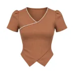 کراپ تی‌شرت زنانه فانریپ مدل 1084